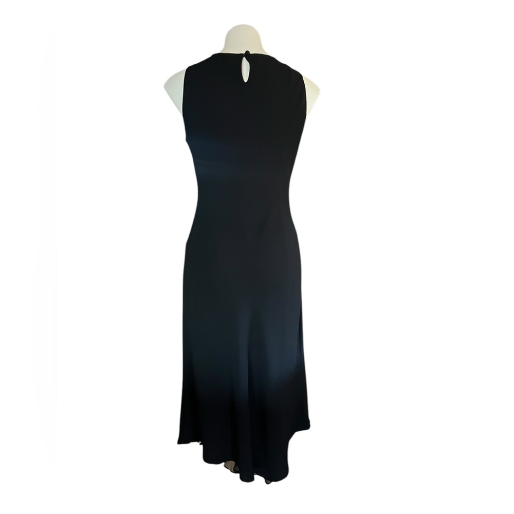 Jones New York Women's Dress Midi, Black Size‎ 10 exclusive Asymmetric Hem - Picture 3 of 12